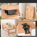 Folding Table Fitting Self-Locking 496 lb Set of 2