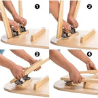 Folding Table Fitting Self-Locking 496 lb Set of 2