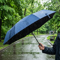 Folding Umbrella Automatic Open-Close UV-Protective Fiberglass Frame