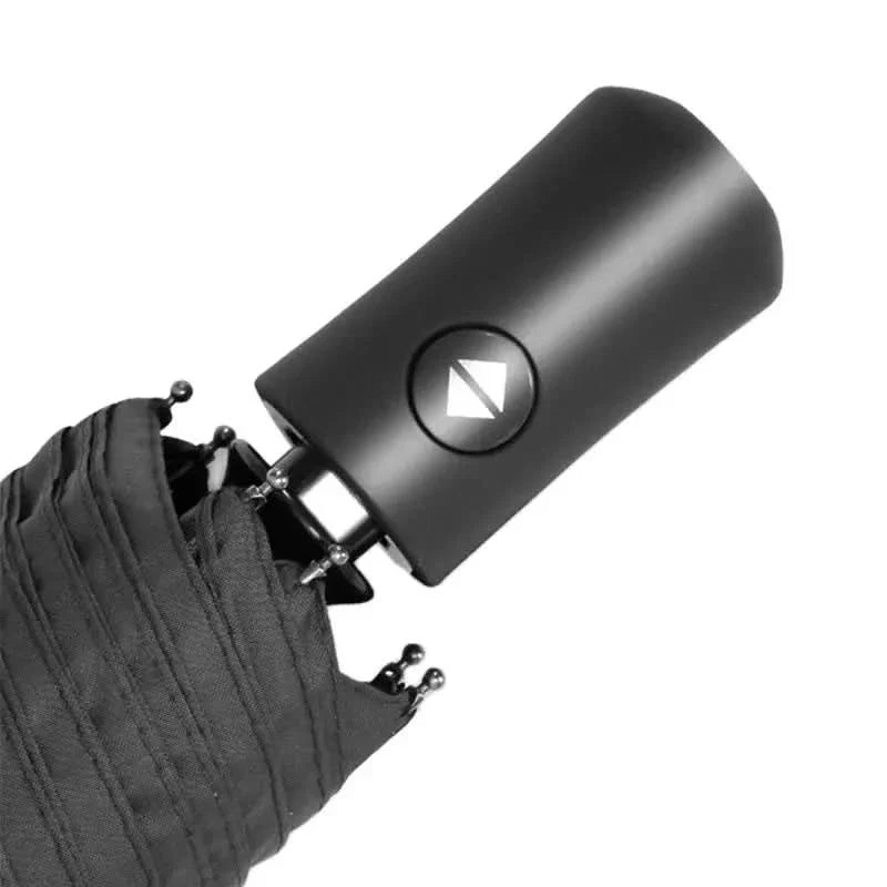 Folding Umbrella Automatic Open-Close UV-Protective Fiberglass Frame