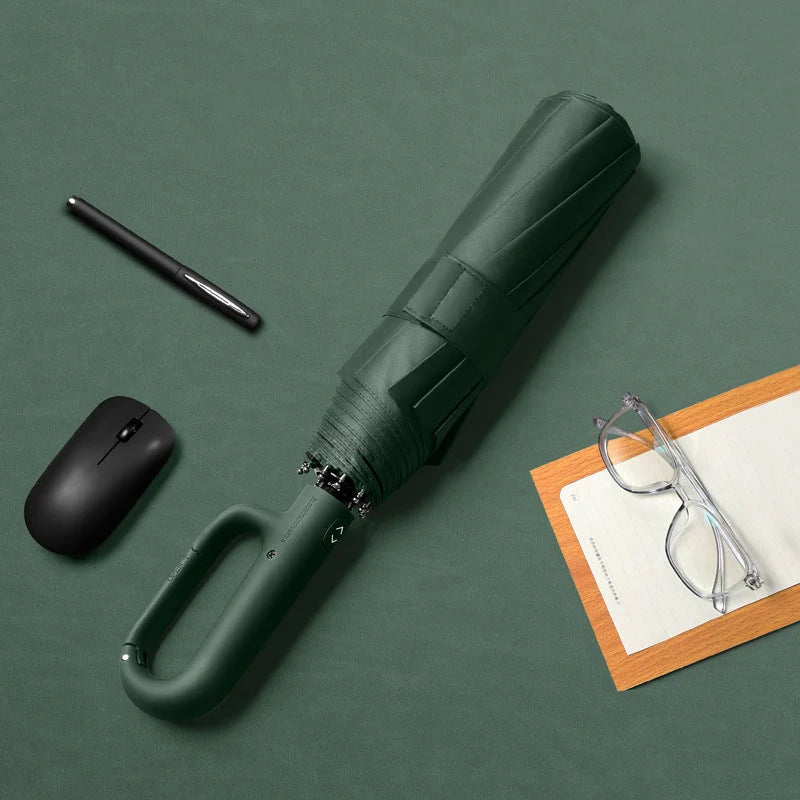 Folding Umbrella Semi-Automatic UV-Blocking & Wind-Resistant