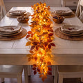 Foliage Garland Warm Golden Lights Battery Powered 6 Feet