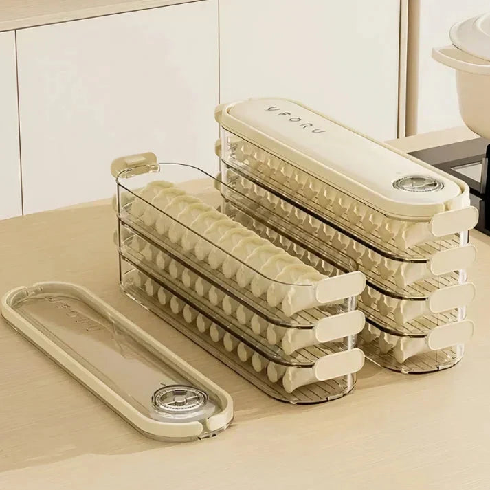 Food Storage Container Set Stackable Freshness Valve 4-Piece