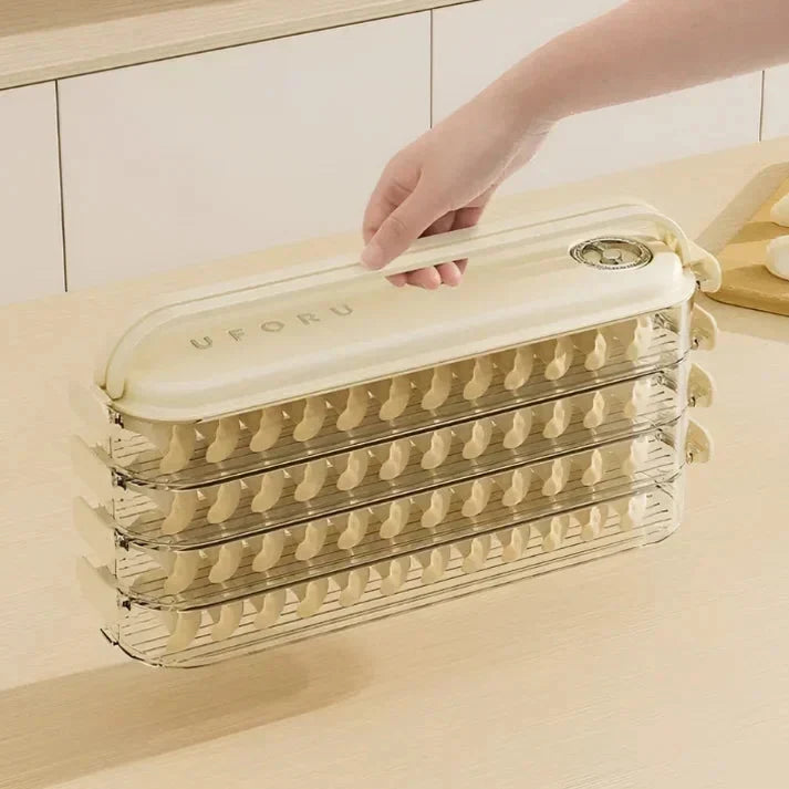 Food Storage Container Set Stackable Freshness Valve 4-Piece