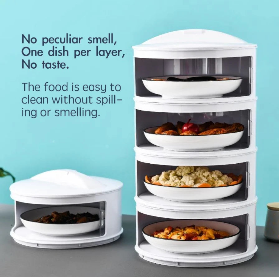Food Storage Container Stackable Dust-Tight Removable Lid