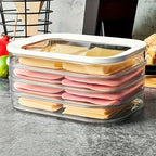 Food Storage Container Stackable Leak-Proof Space-Saving