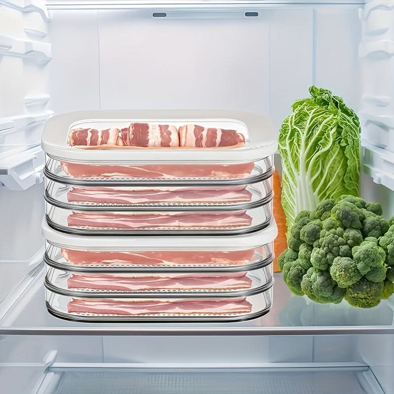 Food Storage Container Stackable Leak-Proof Space-Saving