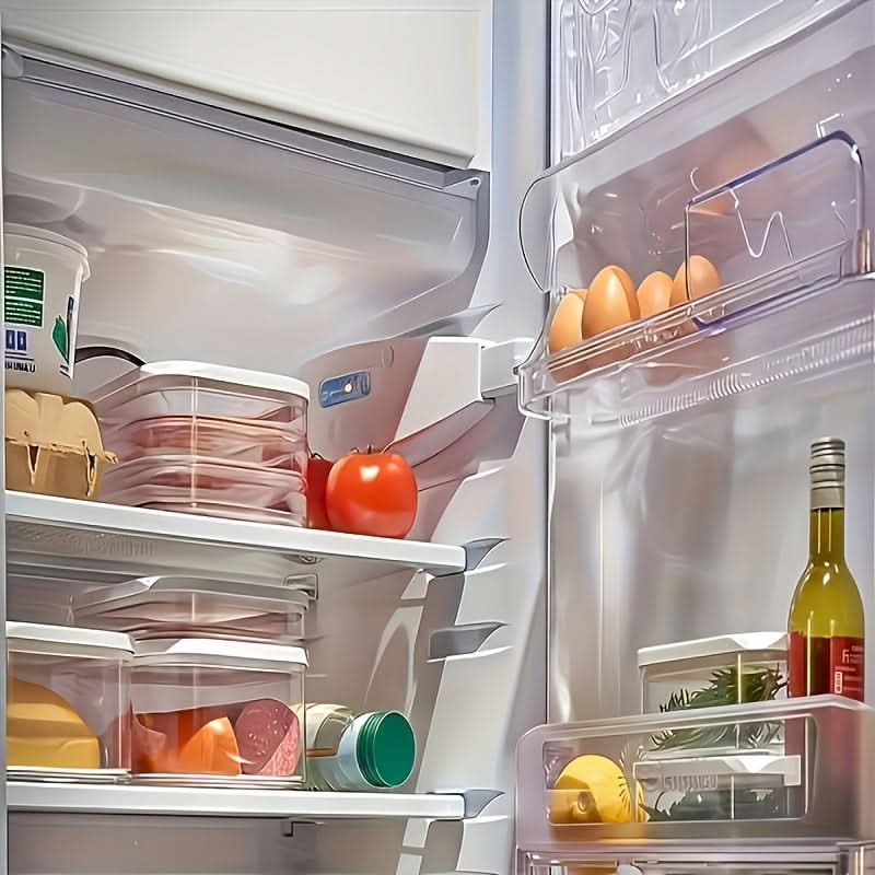 Food Storage Container Stackable Leak-Proof Space-Saving
