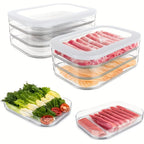 Food Storage Container Stackable Leak-Proof Space-Saving