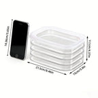 Food Storage Container Stackable Leak-Proof Space-Saving