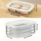 Food Storage Container Stackable Leak-Proof Space-Saving