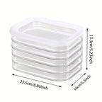 Food Storage Container Stackable Leak-Proof Space-Saving