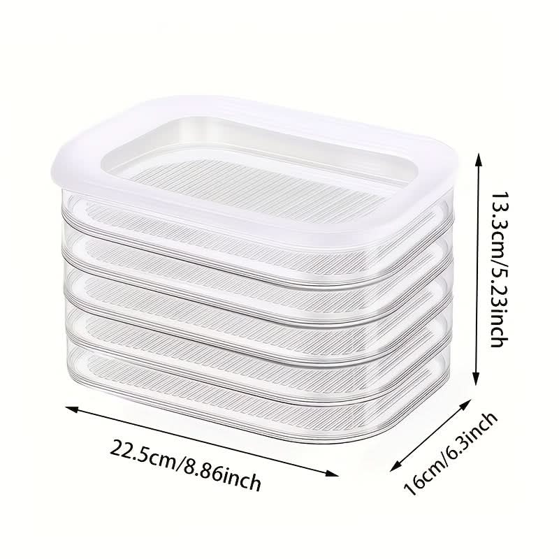 Food Storage Container Stackable Leak-Proof Space-Saving