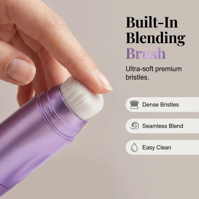 Foundation Stick Built-In Brush Smudge-Resistant Coverage