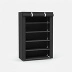 Freestanding Shoe Rack Tool-Free Assembly Breathable Zippered Cover