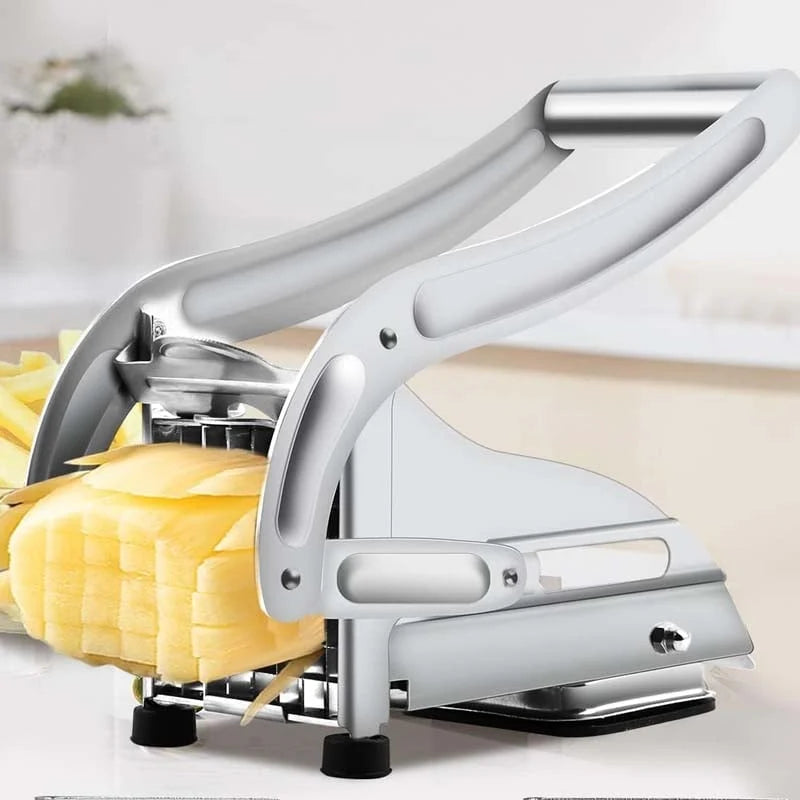 French Fry Cutter Stainless Steel Blades & Interchangeable Grids