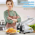 French Fry Cutter Stainless Steel Blades & Interchangeable Grids