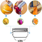 French Fry Cutter Stainless Steel Blades & Interchangeable Grids