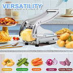 French Fry Cutter Stainless Steel Blades & Interchangeable Grids