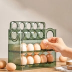 Fridge Egg Organizer Stackable & Space-Saving BPA-Free