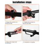 Front Bike Light 900 Lumens 180° Illumination USB Rechargeable