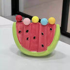 Fruit Fork Set Stainless Steel Watermelon Design Set of 5