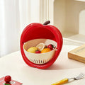 Fruit Strainer Basket Double-Layer Stackable Wash & Serve