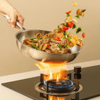 Frying Pan 304 Stainless Steel Three-Layer All Cooktops