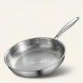 Frying Pan Pure Titanium Uncoated PFAS-Free Oven-Safe to 750°F