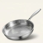 Frying Pan Pure Titanium Uncoated PFAS-Free Oven-Safe to 750°F