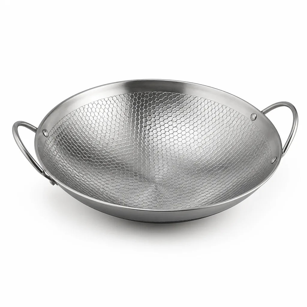 Frying Pan Stainless Steel Honeycomb Non-Stick 11.4 Inch