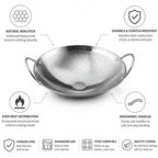 Frying Pan Stainless Steel Honeycomb Non-Stick 11.4 Inch