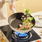 Frying Pan Stainless Steel PFOA-Free Non-Stick Even Heat Distribution