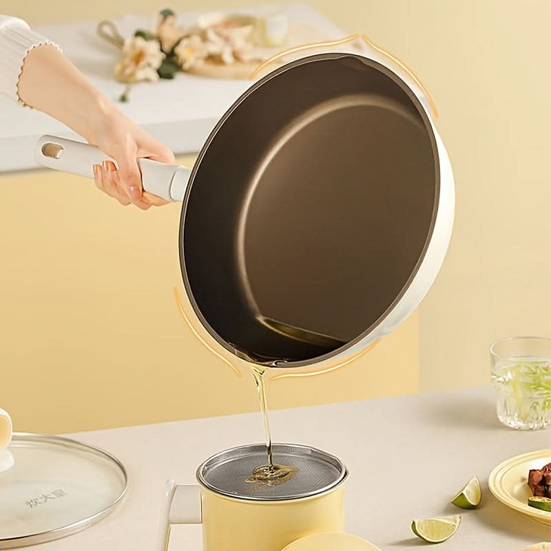 Frying Pan Stainless Steel PFOA-Free Non-Stick Even Heat Distribution