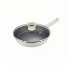 Frying Pan Stainless Steel PFOA-Free Non-Stick Even Heat Distribution