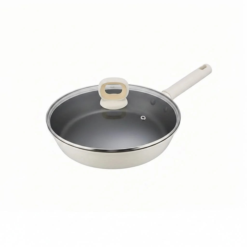 Frying Pan Stainless Steel PFOA-Free Non-Stick Even Heat Distribution