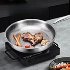 Frying Pan Titanium Hammered Non-Stick Induction-Compatible