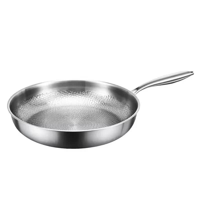 Frying Pan Titanium Hammered Non-Stick Induction-Compatible