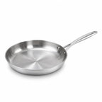 Frying Pan Uncoated Stainless Steel Induction & Gas Compatible