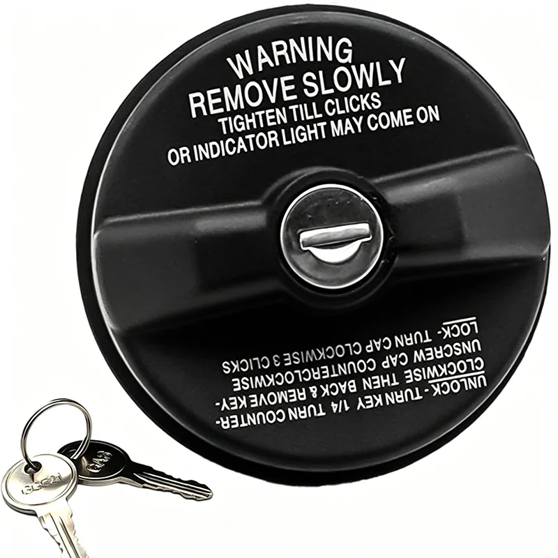 Fuel Cap Lockable Airtight Seal Includes Two Keys