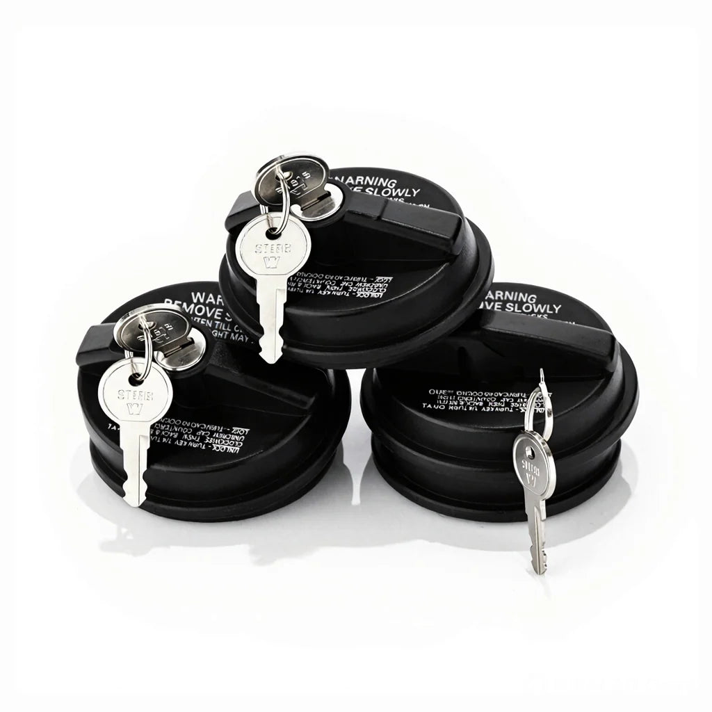 Fuel Cap Lockable Airtight Seal Includes Two Keys