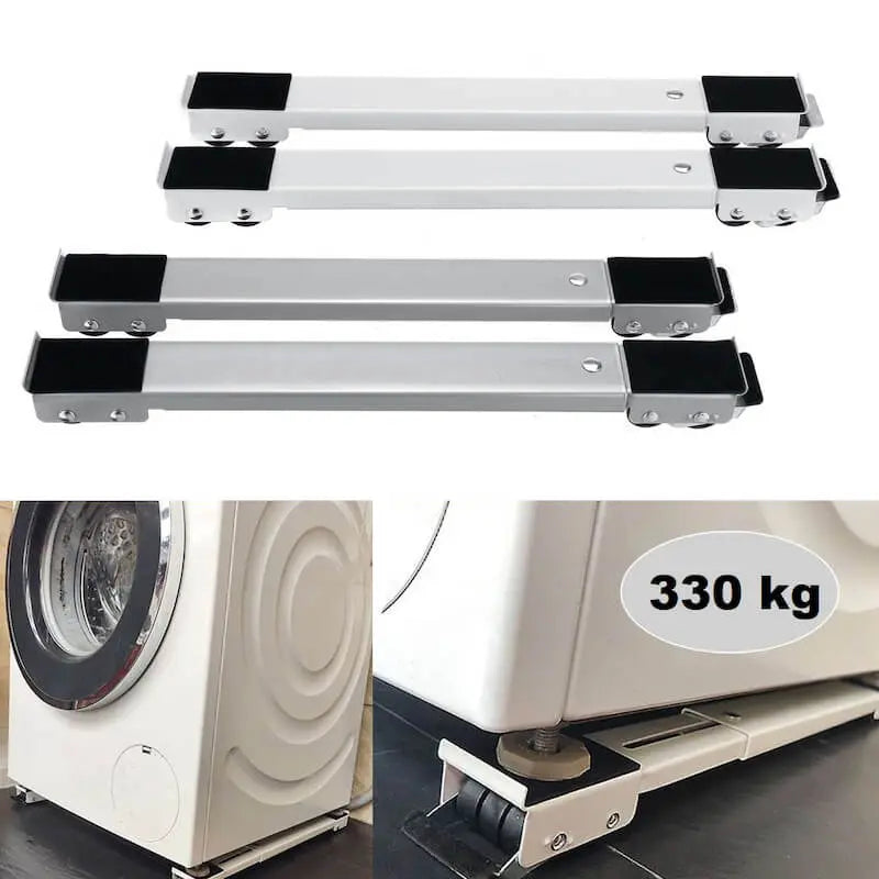 Furniture Dolly Adjustable Length Steel Frame & Non-Slip Pads