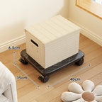 Furniture Dolly Low-Profile Locking Swivel Casters Non-Slip Platform