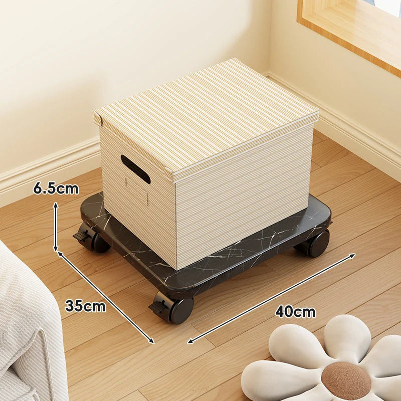 Furniture Dolly Low-Profile Locking Swivel Casters Non-Slip Platform