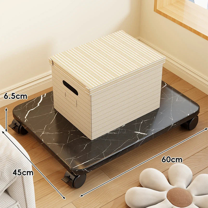 Furniture Dolly Low-Profile Locking Swivel Casters Non-Slip Platform