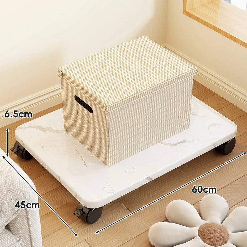 Furniture Dolly Low-Profile Locking Swivel Casters Non-Slip Platform