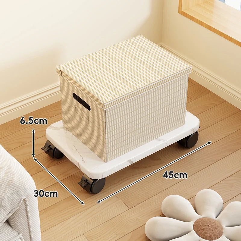 Furniture Dolly Low-Profile Locking Swivel Casters Non-Slip Platform