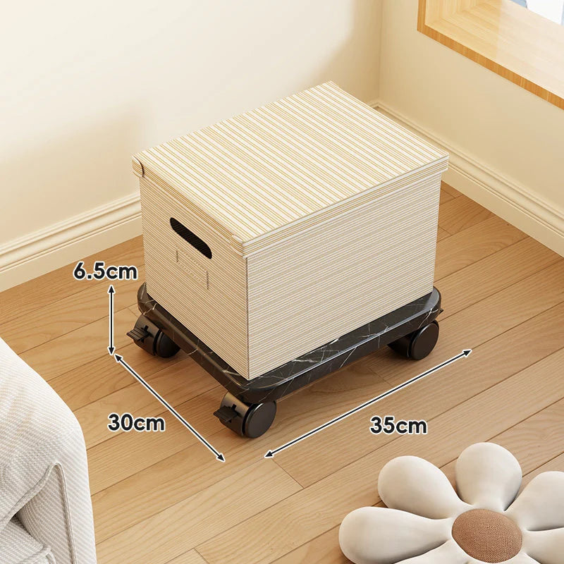 Furniture Dolly Low-Profile Locking Swivel Casters Non-Slip Platform