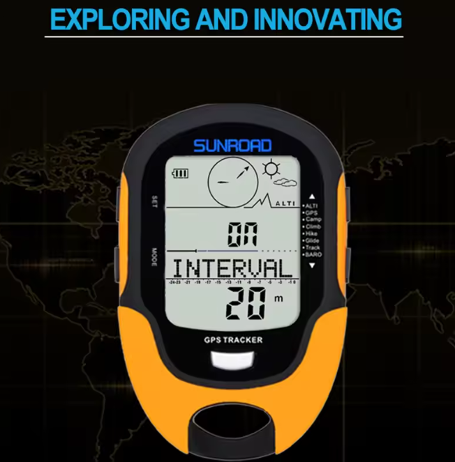 GPS Tracker Clip-On Altimeter & Barometer