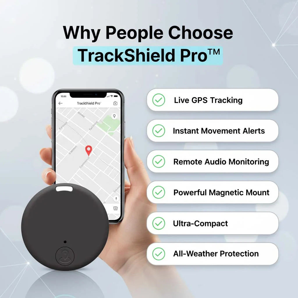 GPS Tracker Magnetic Real-Time Location & Movement Alerts